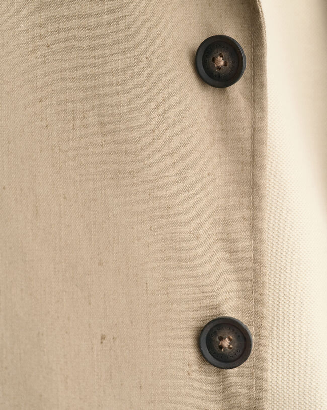 Jakkesæt-blazer af hør og bomuld