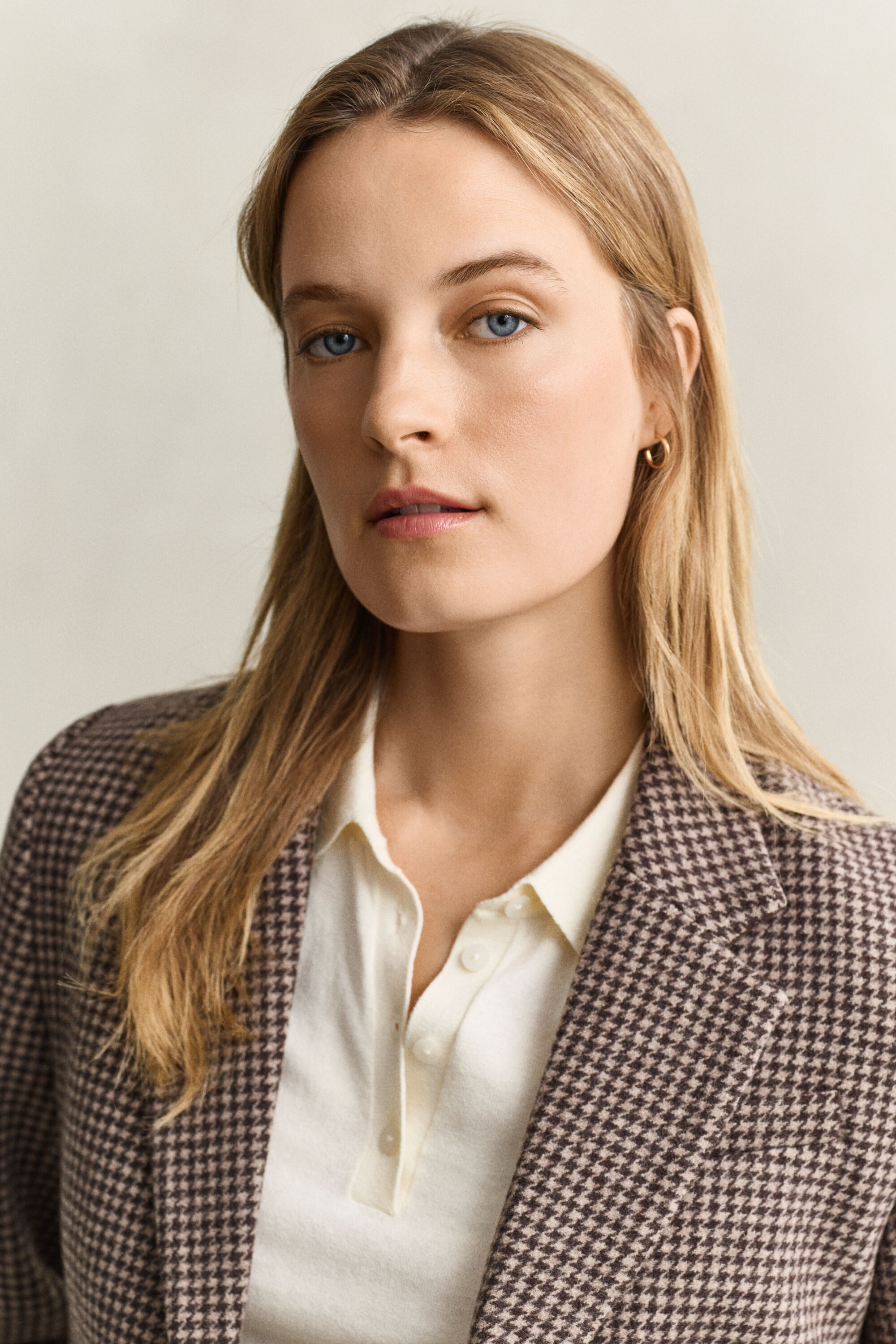 Houndstooth blazer