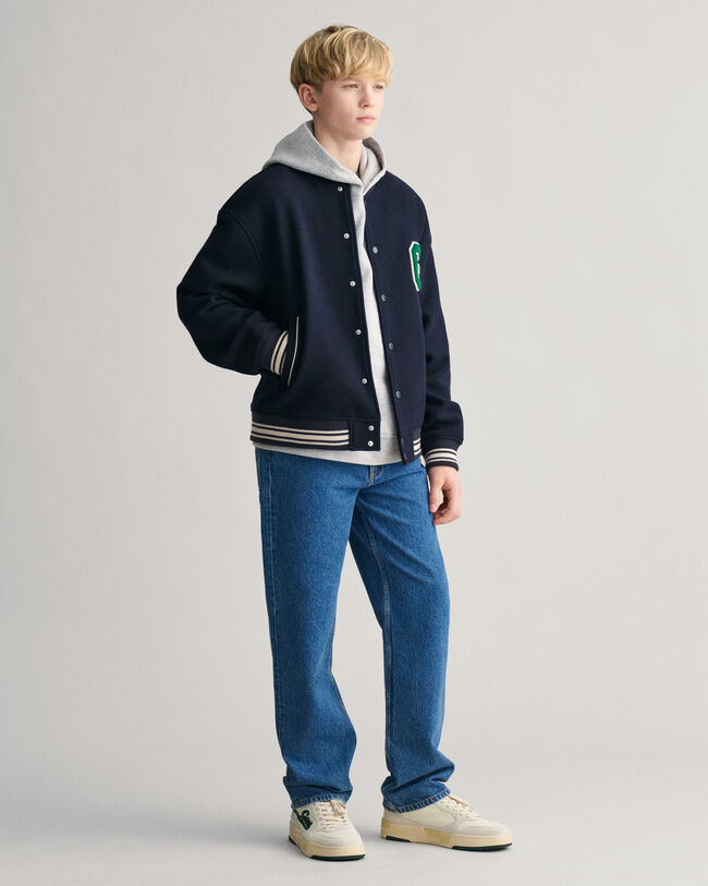 Teens Varsity Jacket i uld