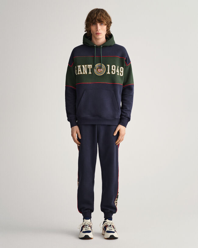 Joggingbukser med kontrastfarvet side