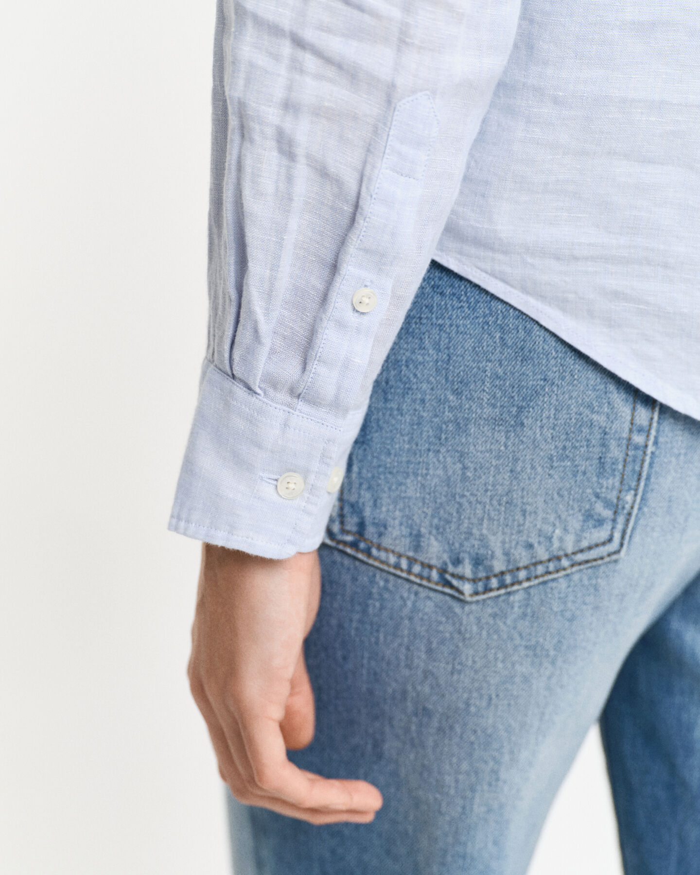 Regular fit skjorte af hør