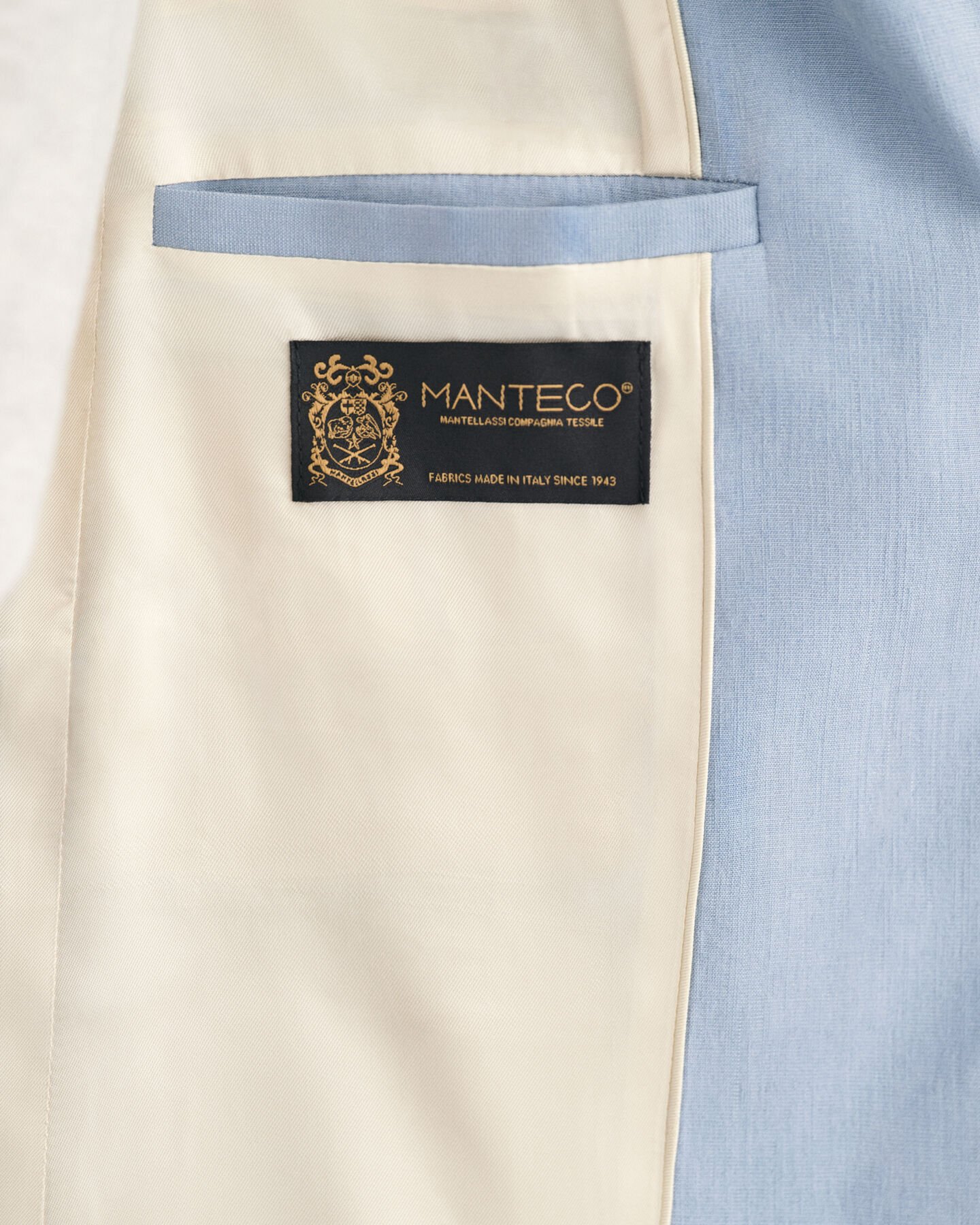 Regular fit hørblazer med stræk