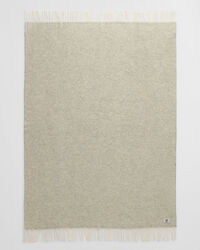 Sildebensmønstret uldtæppe