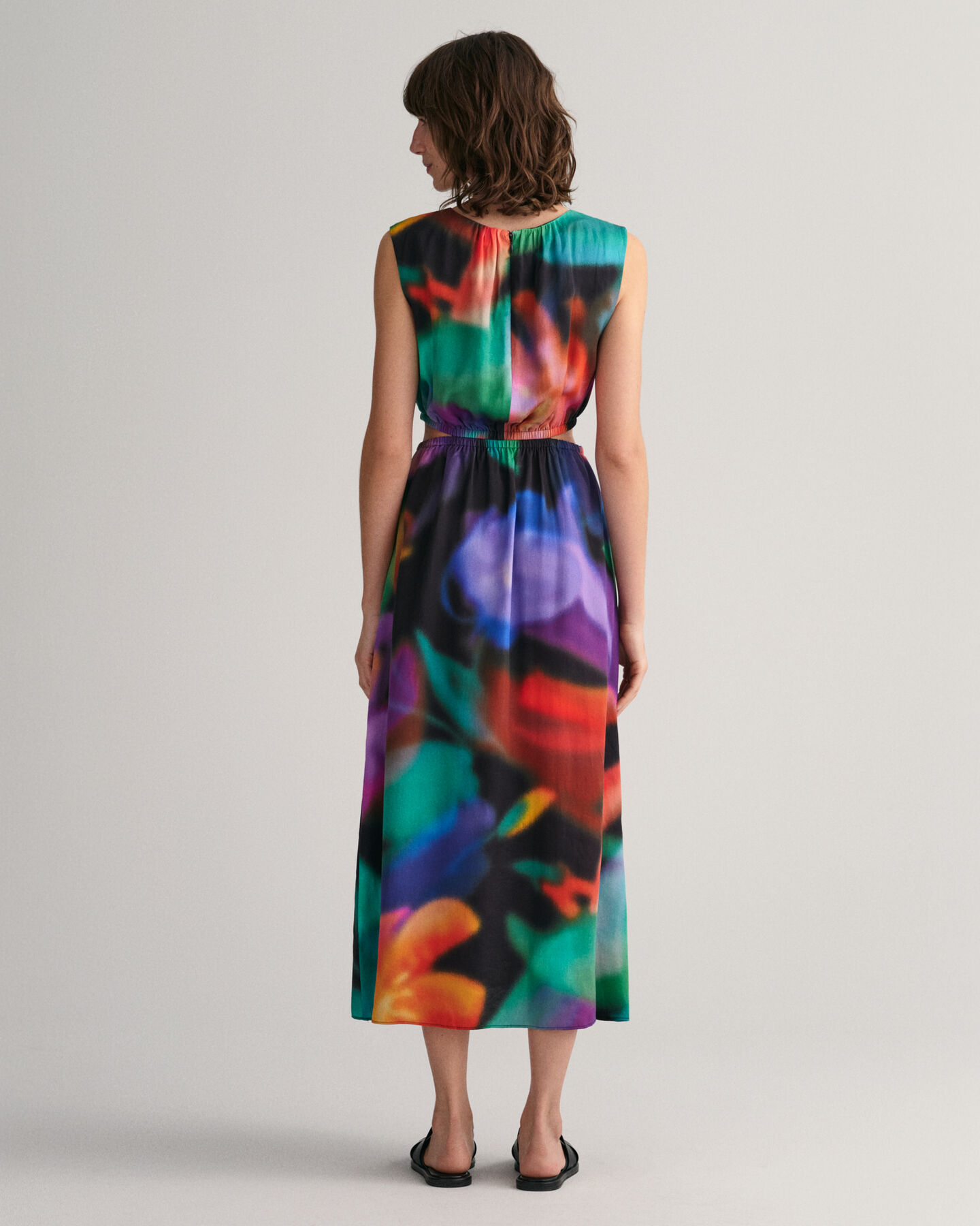 &AElig;rmel&oslash;s kjole med blomstertryk