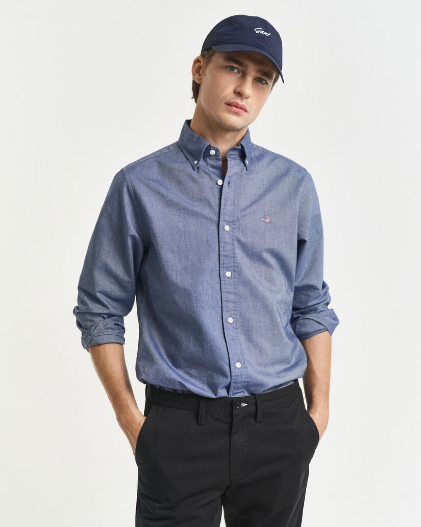 Slim fit klassisk Oxford-skjorte