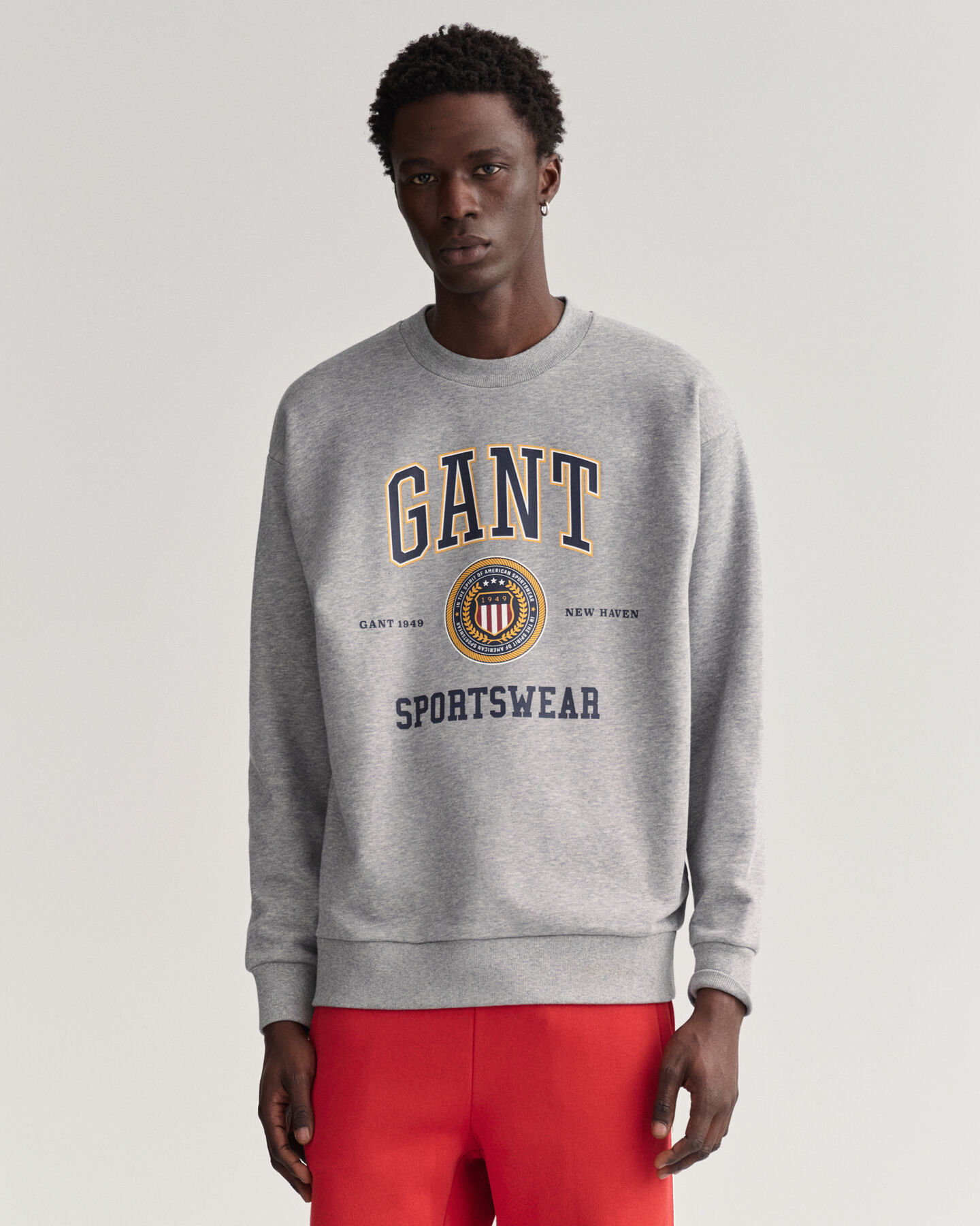 Crest Shield sweatshirt med crewneck