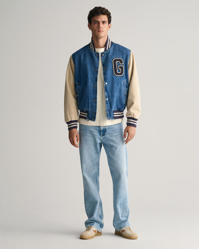 Denim GANT Varsity Jacket