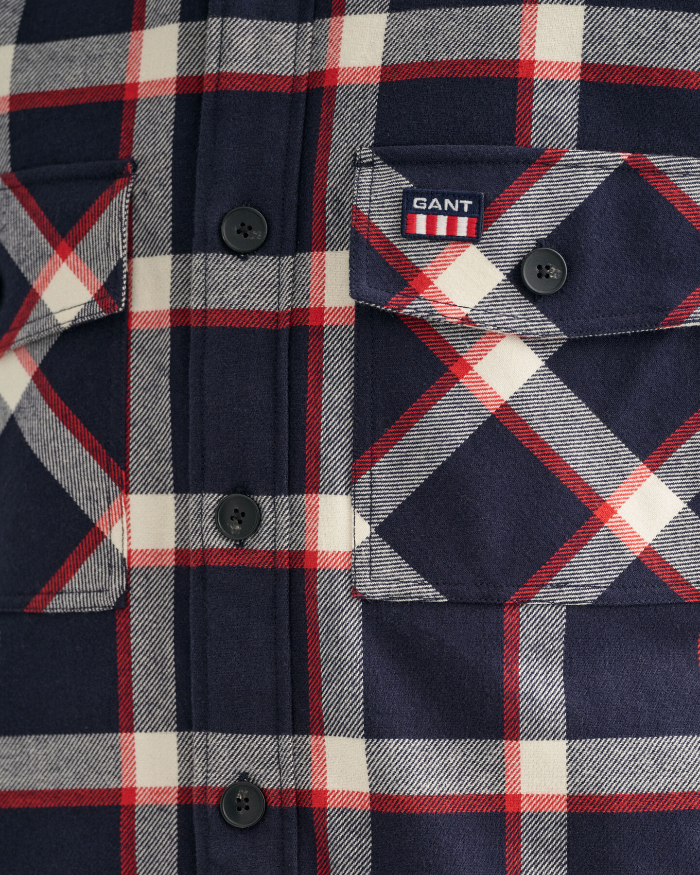 Ternet overskjorte af flannel