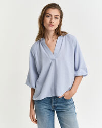 H&oslash;rbluse med korte &aelig;rmer