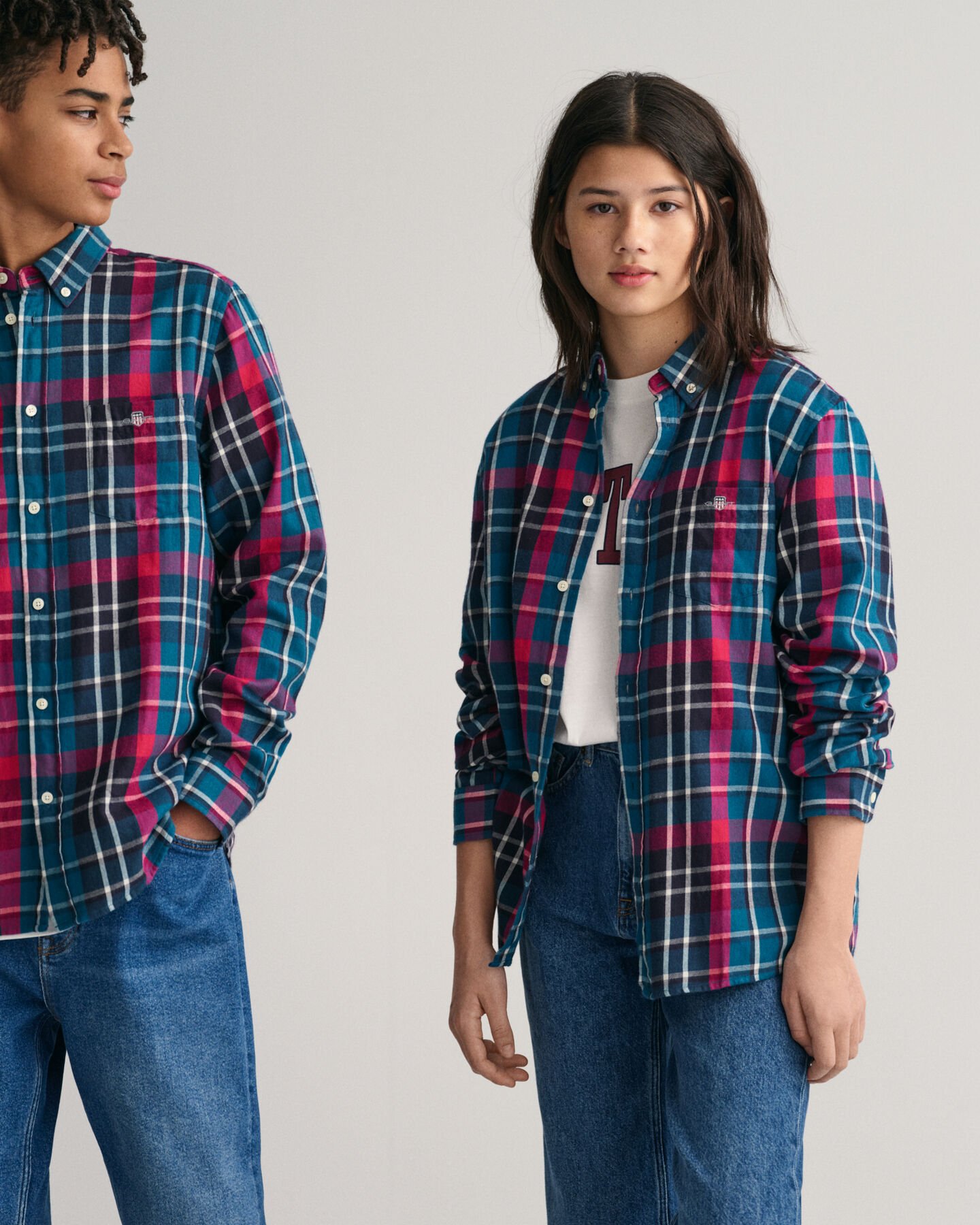 Teens Shield ternet skjorte