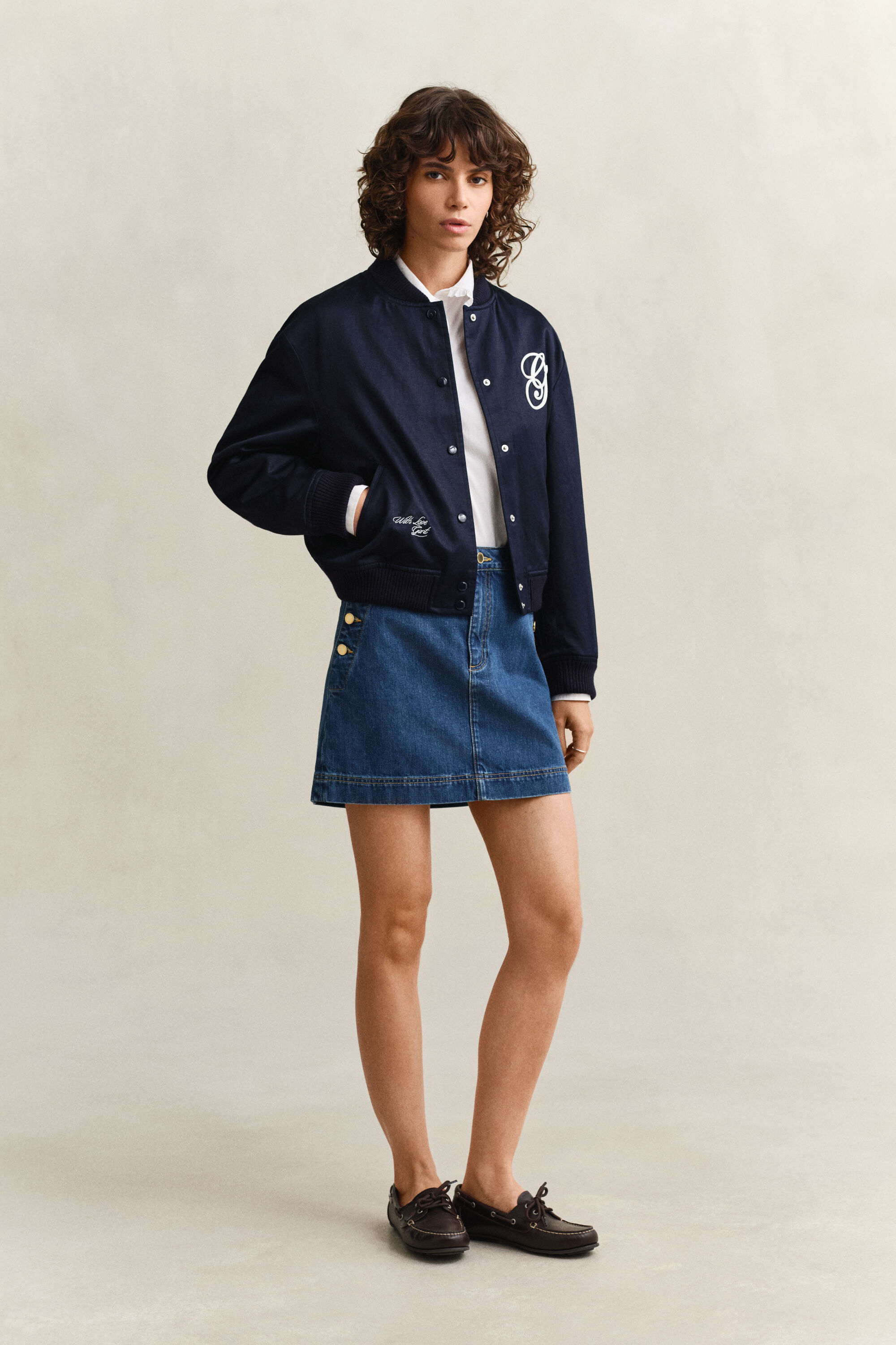 Flæset bomuldsskjorte