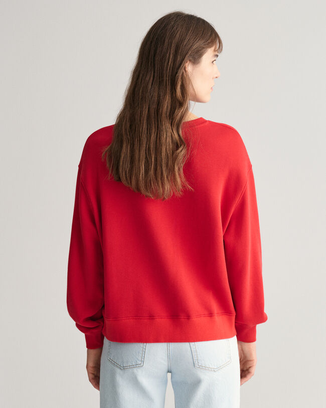 Logo sweatshirt med crewneck