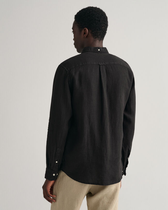 Regular fit garment-dyed h&oslash;rskjorte