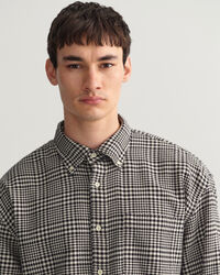 Oversized Houndstooth bomuldsskjorte