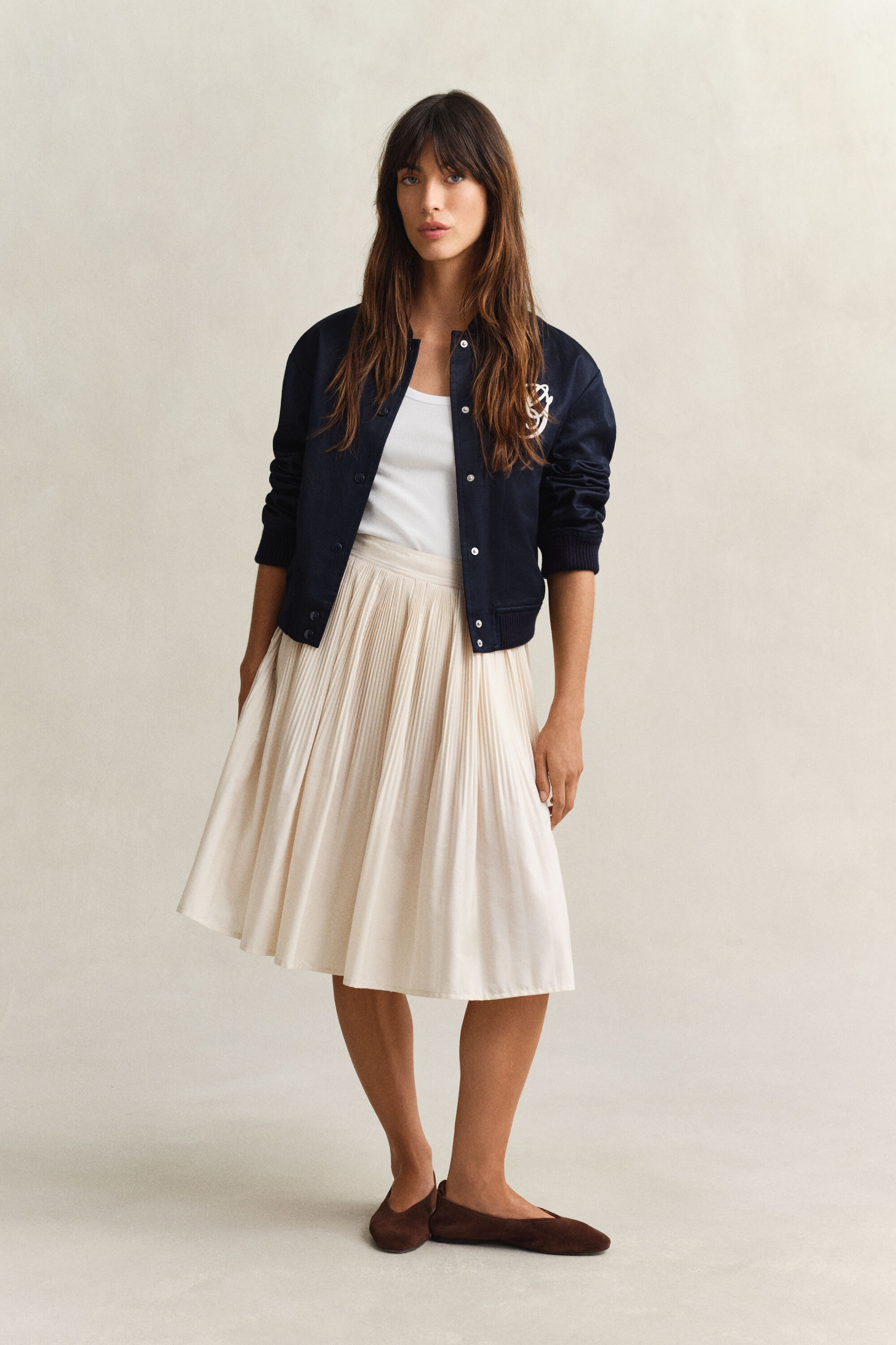 Ribstrikket tank-top