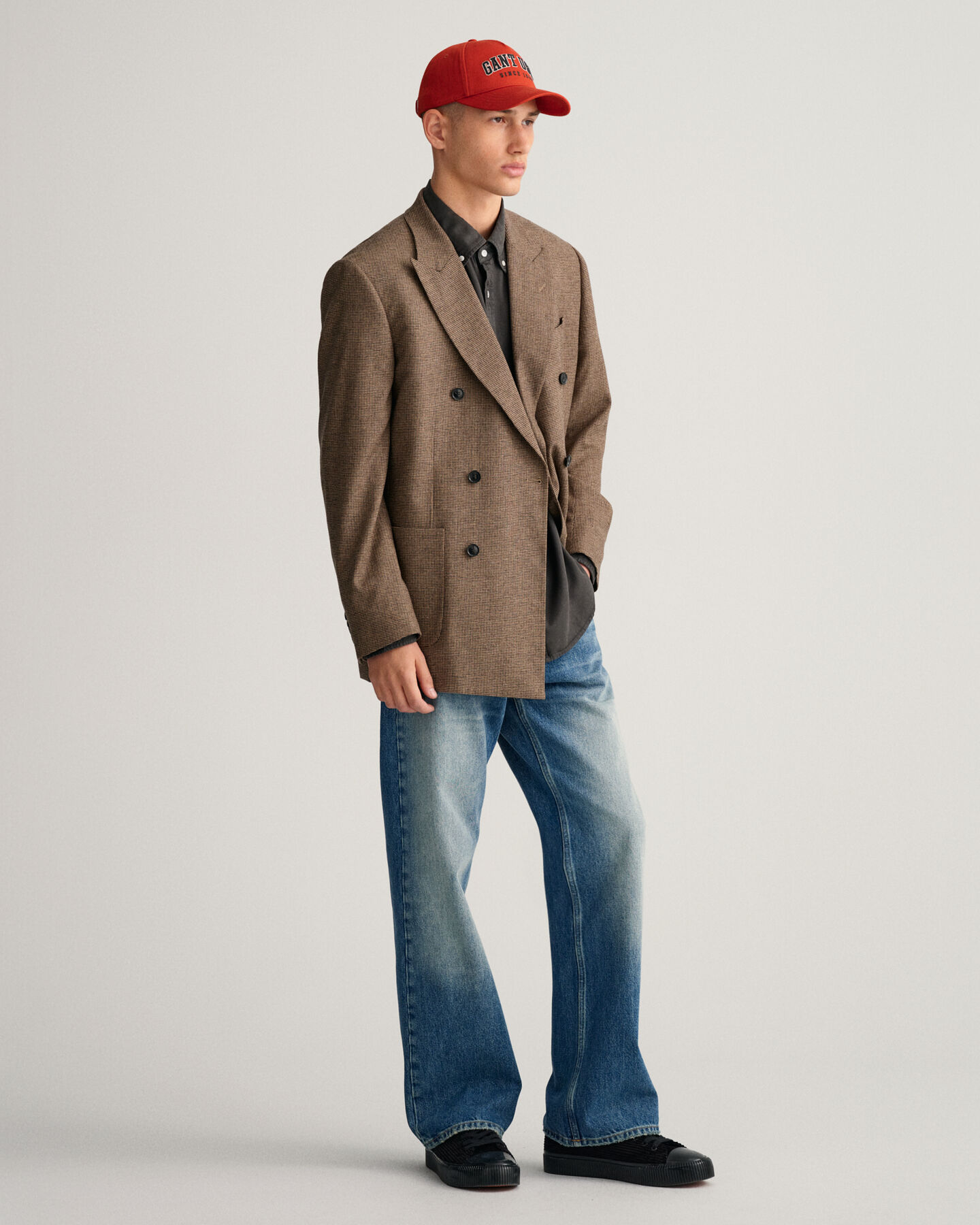 Relaxed fit garment-dyed lyocell-skjorte