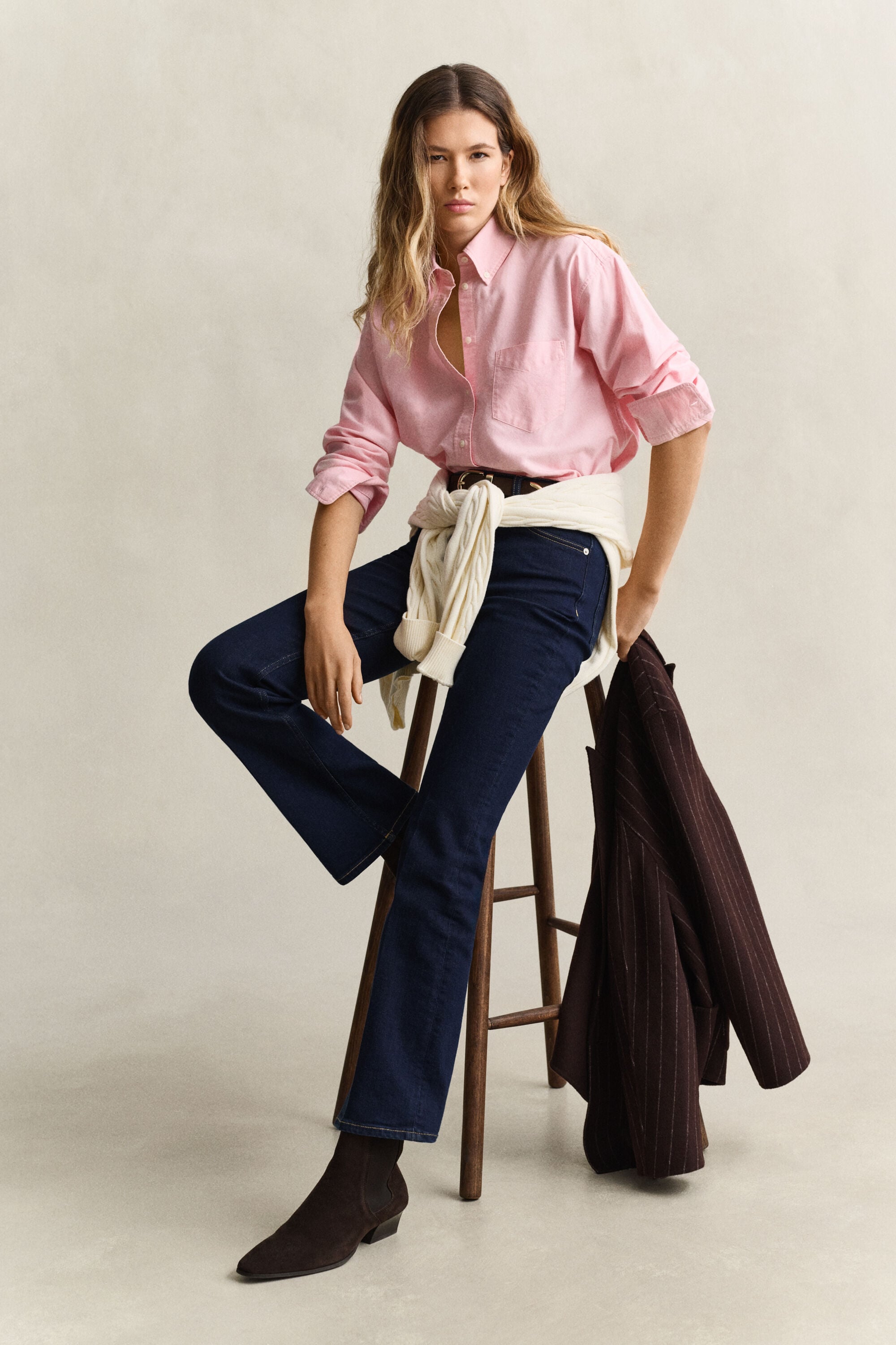 Gant x Yale Oxford skjorte