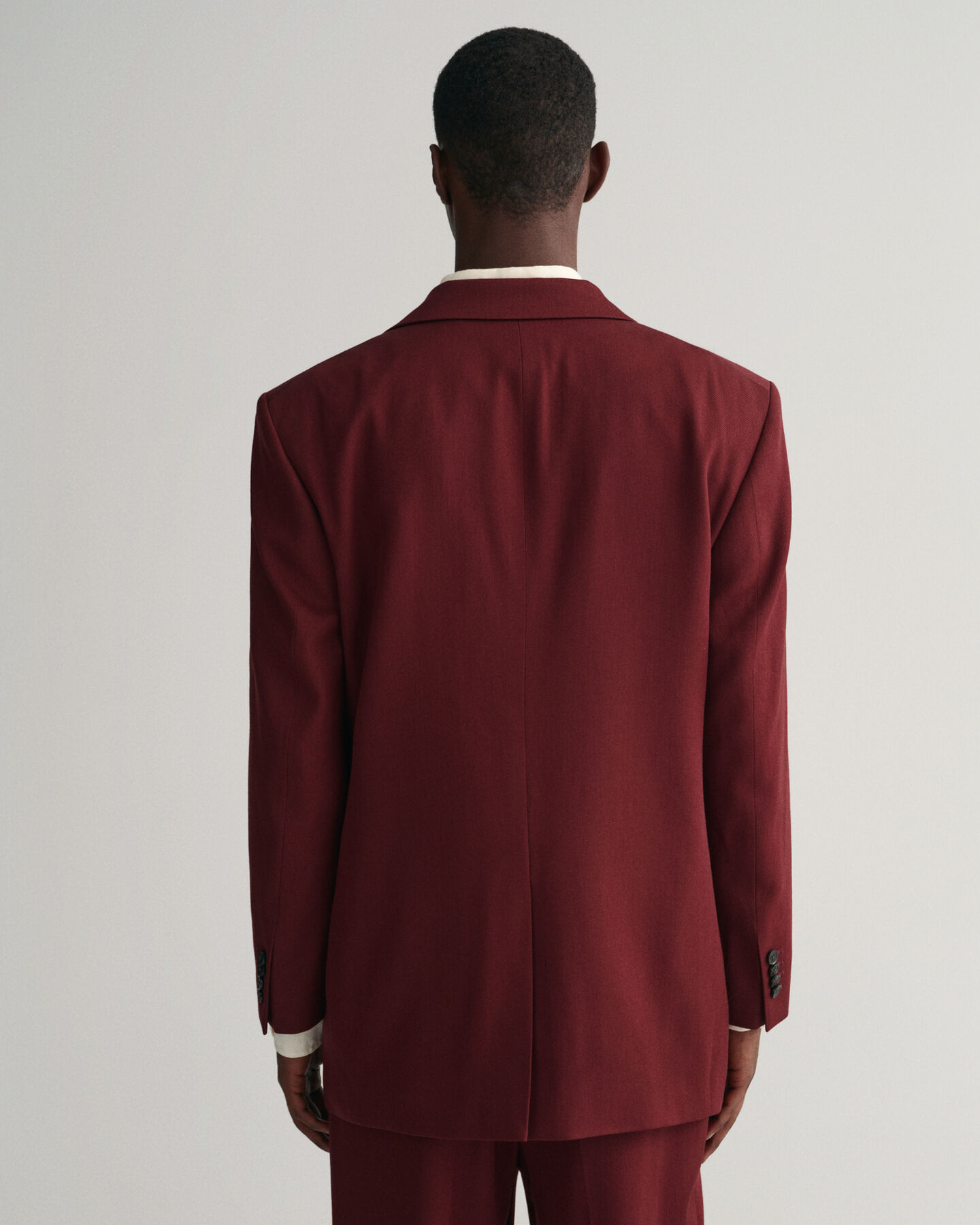 Oversized jakkesæt-blazer af uldtwill