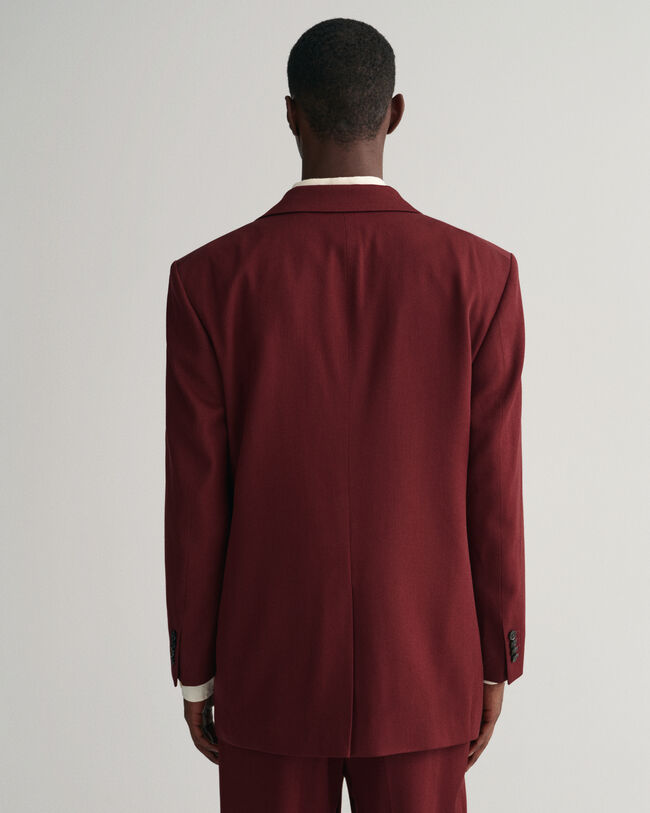 Oversized jakkesæt-blazer af uldtwill