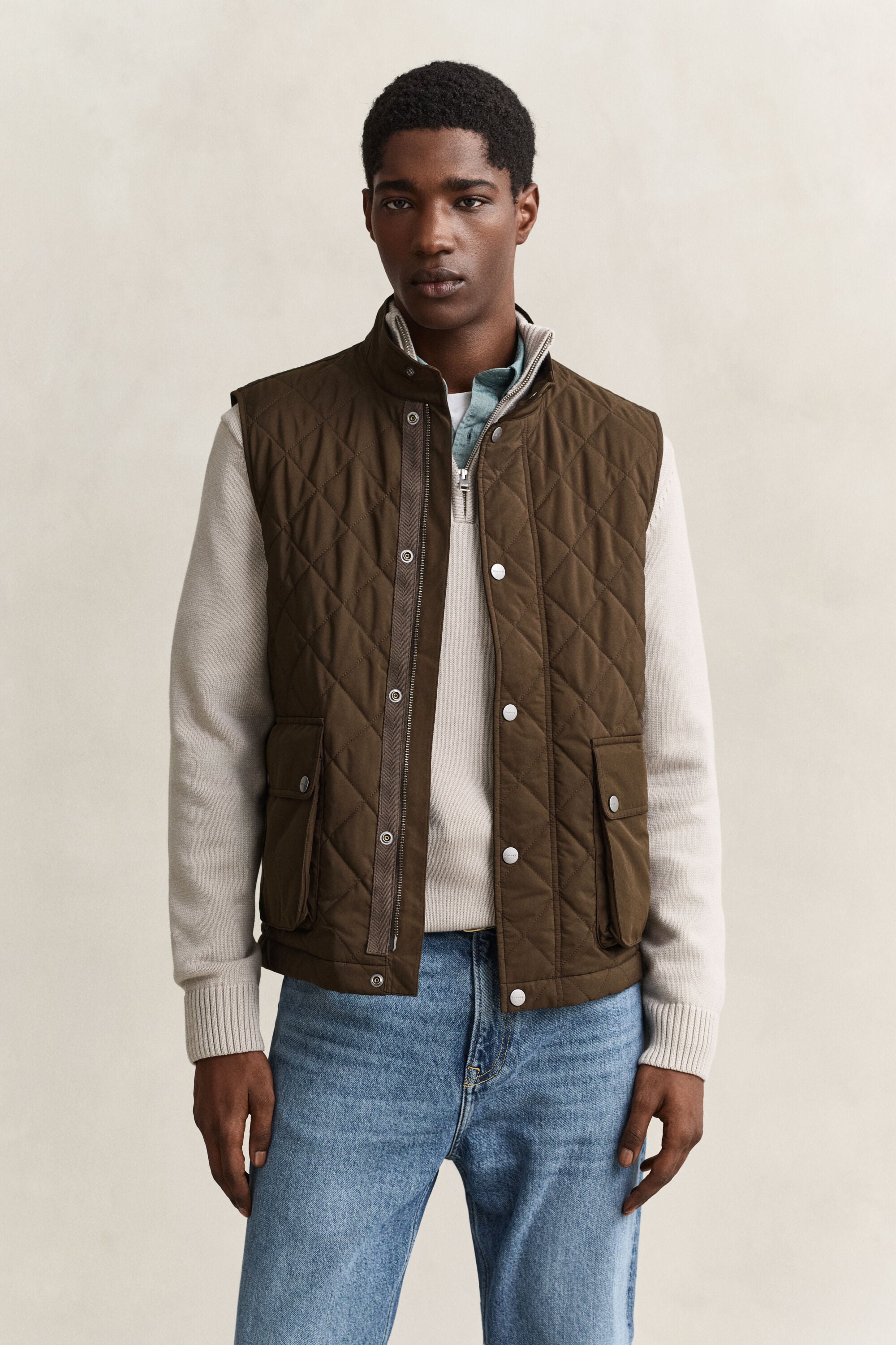 Quiltet vest