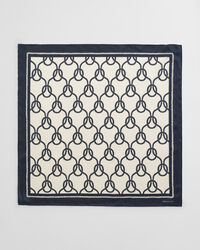 Silketørklæde med rebtryk