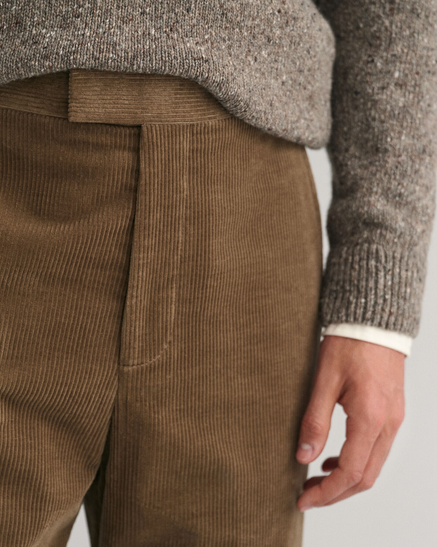 Jakkesæt-bukser i jernbanefløjl