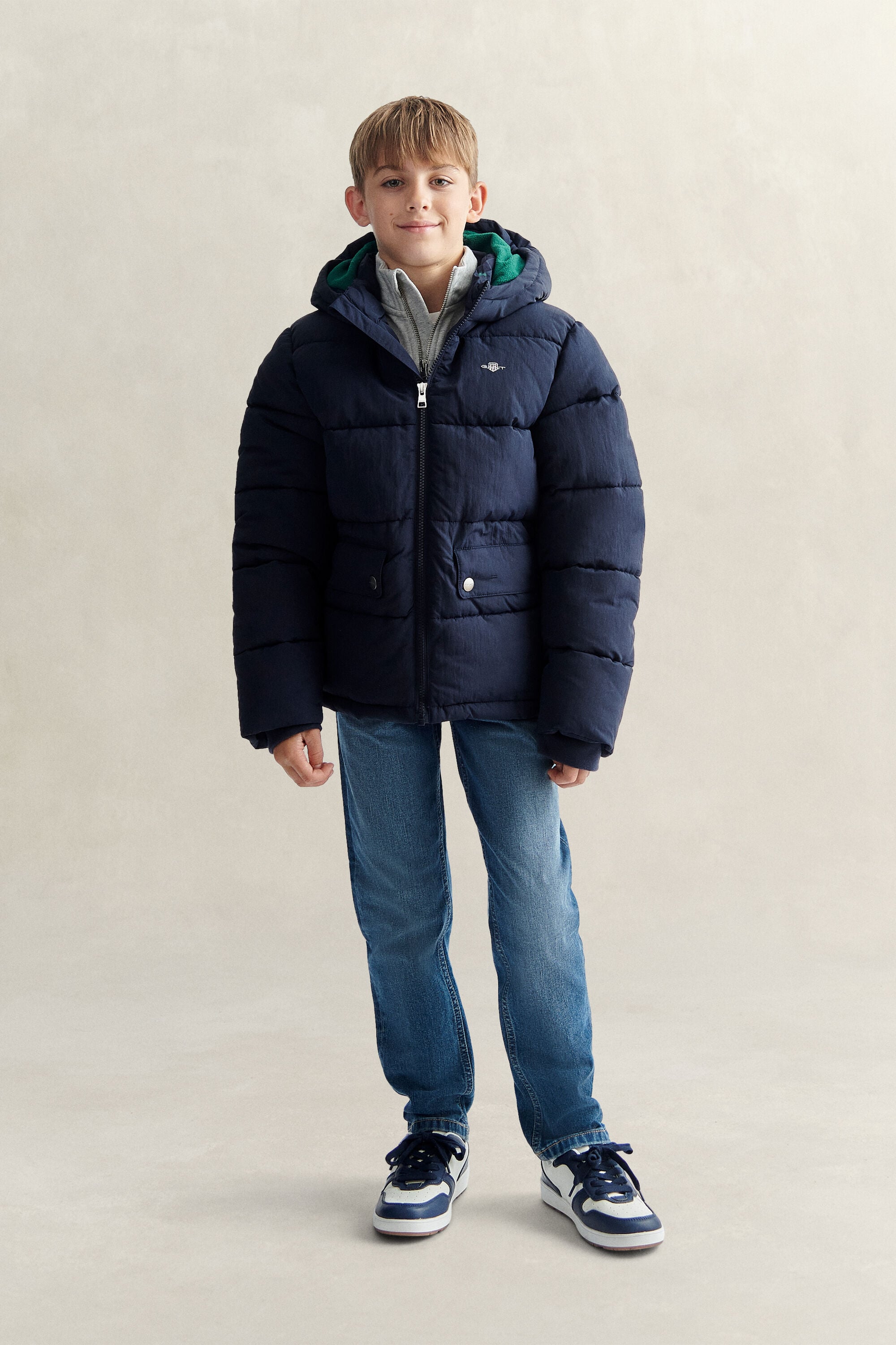 Teen Boys quiltet jakke