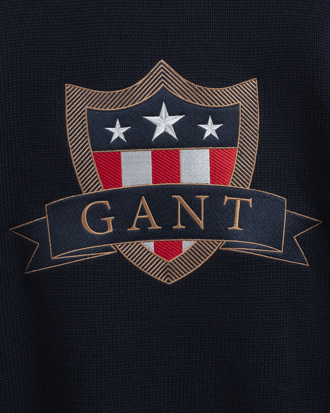 Teens Banner Shield rullekrave sweater