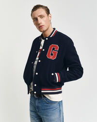 Varsity Jacket i uldblanding