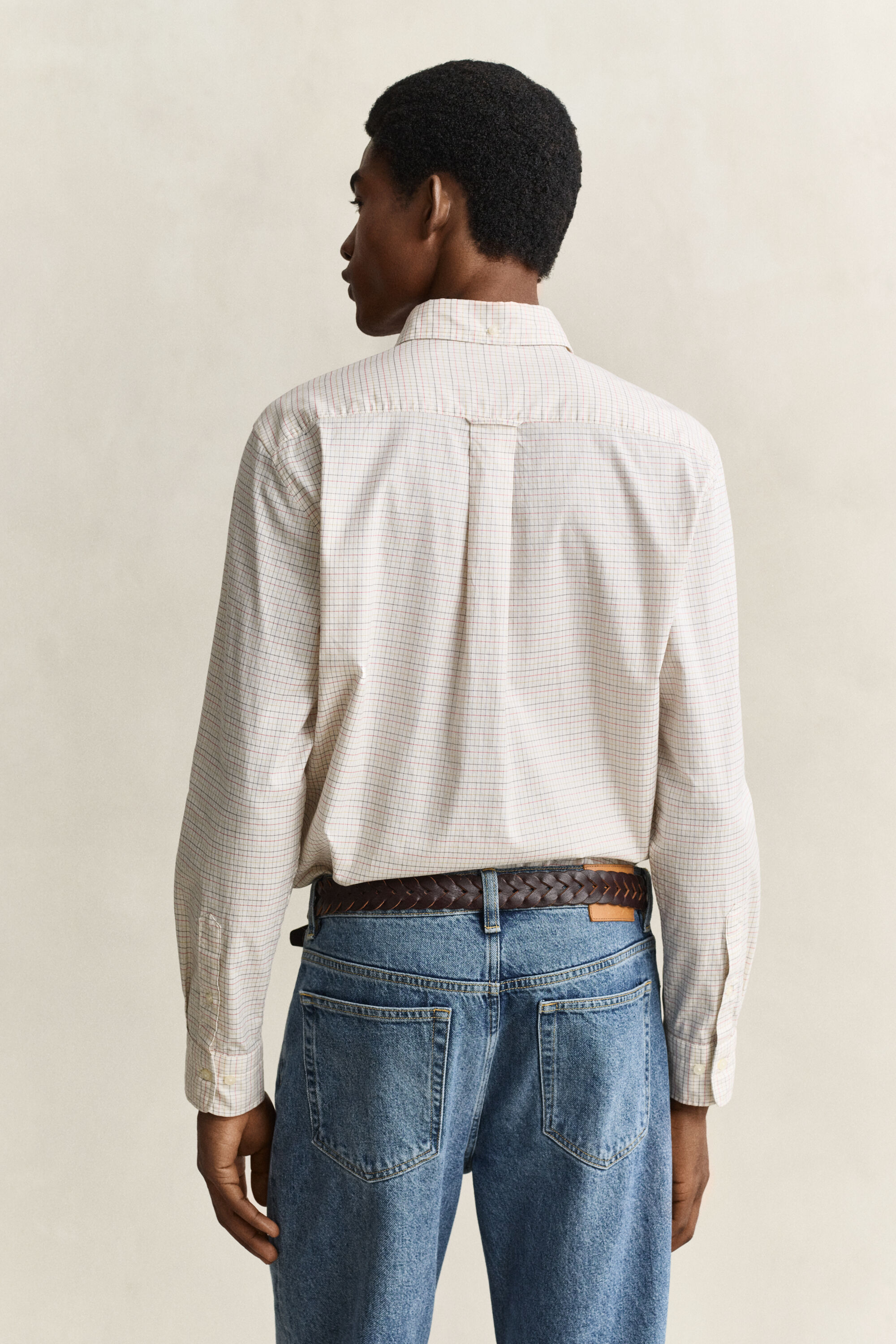 Gant x Yale ternet Oxford skjorte
