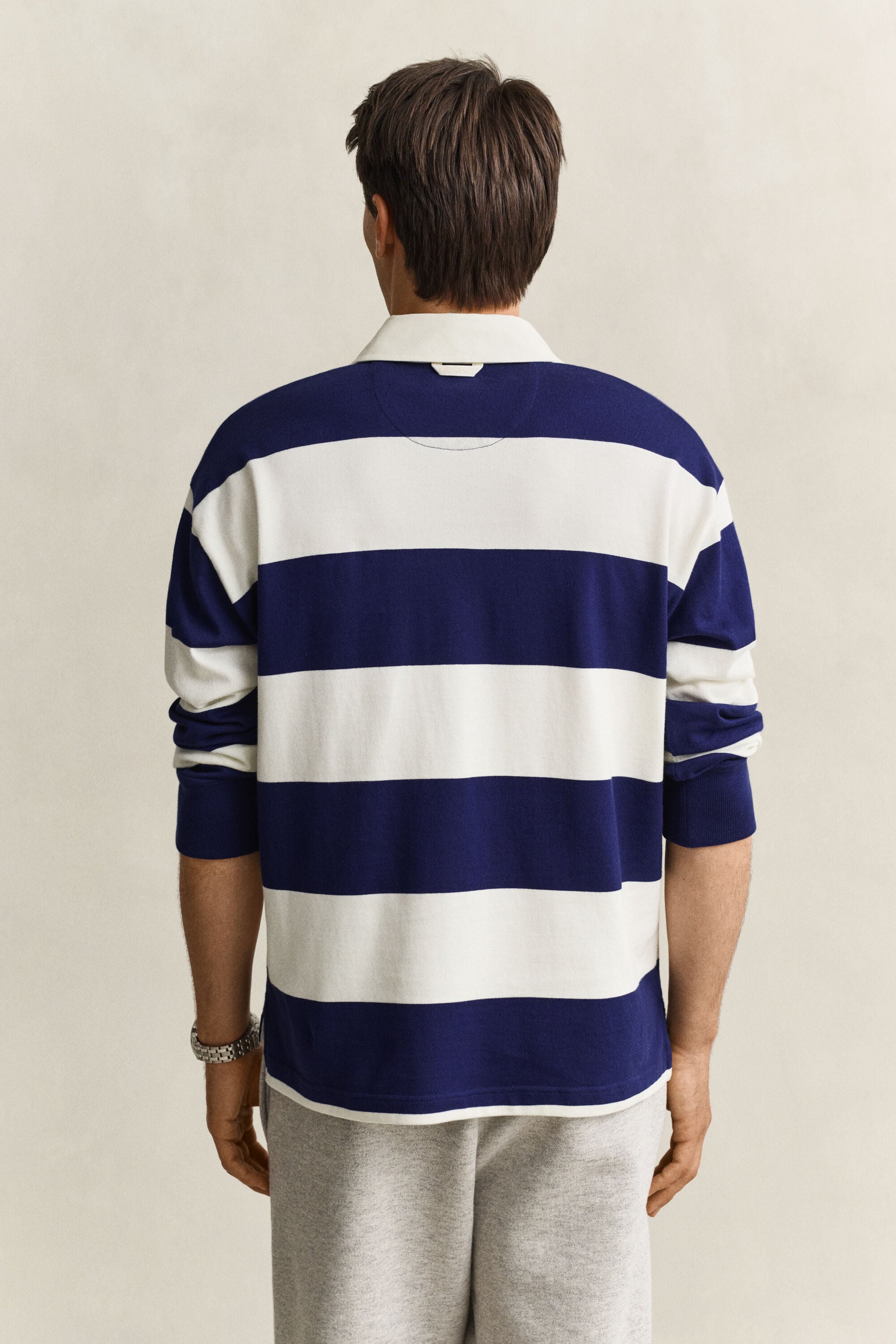 Gant x Yale stribet Heavy Rugger