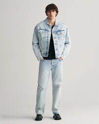 Denim trucker-jakke