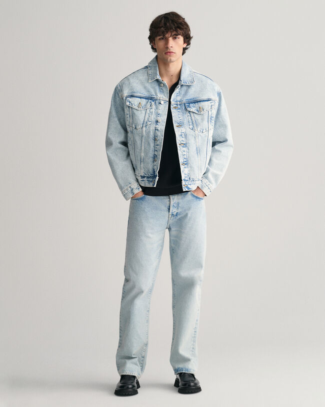 Denim trucker-jakke