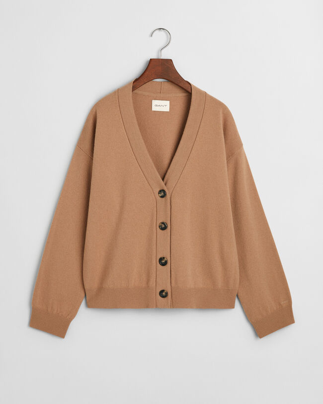 Cardigan af ekstra fin lammeuld