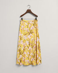 Sl&aring;-om nederdel med Iris-tryk