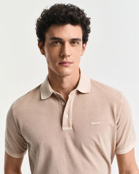 Sunfaded piqué poloskjorte