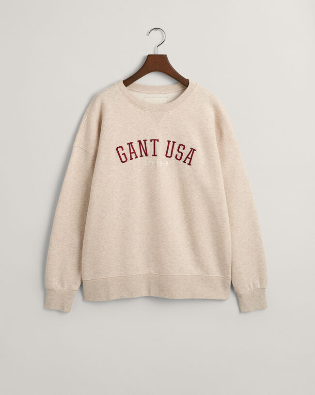 Oversized GANT USA sweatshirt med crewneck