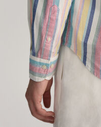Regular fit flerstribet Oxford-skjorte