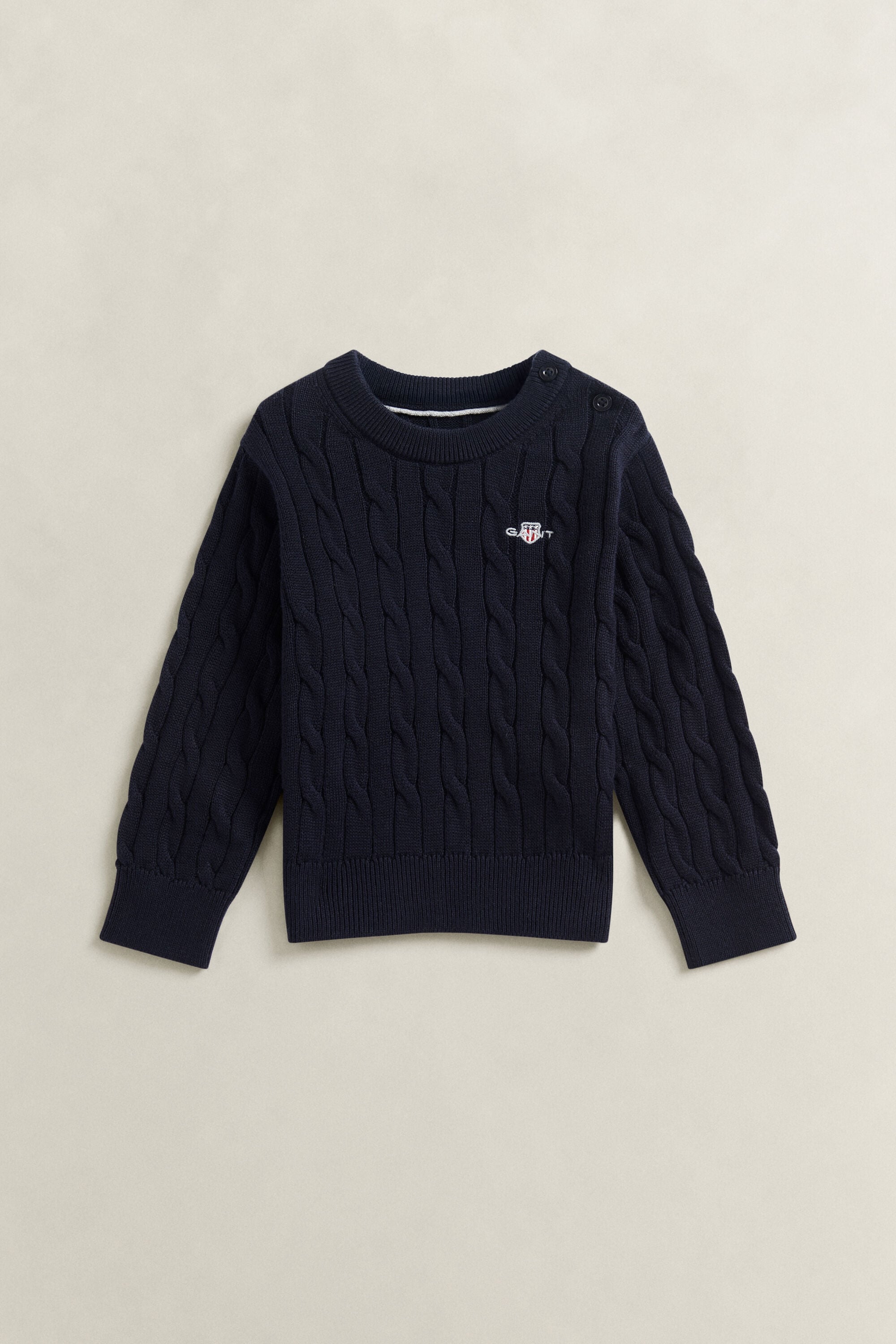 Boys Shield kabelstrikket sweater