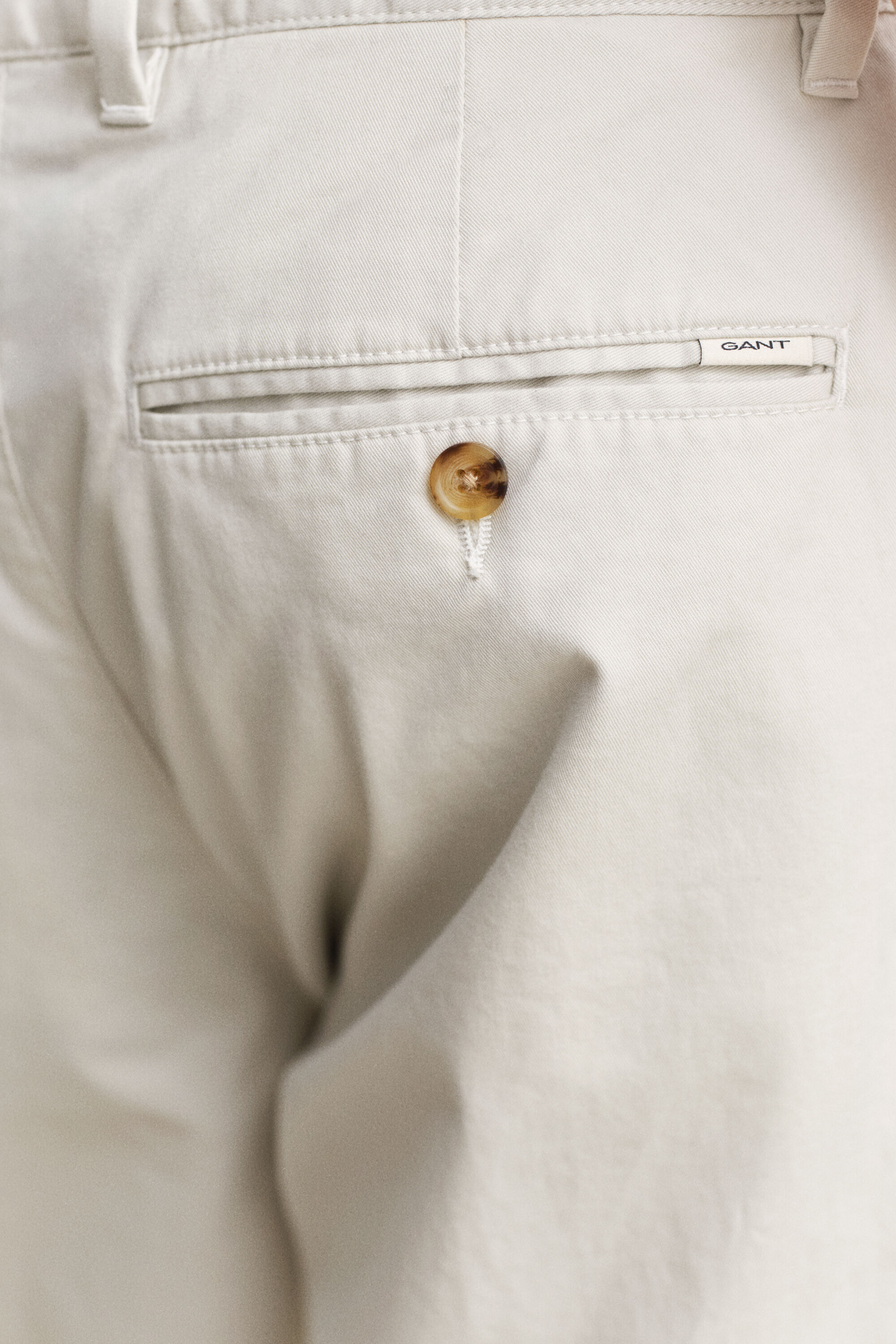 Regular fit klassiske chinobukser