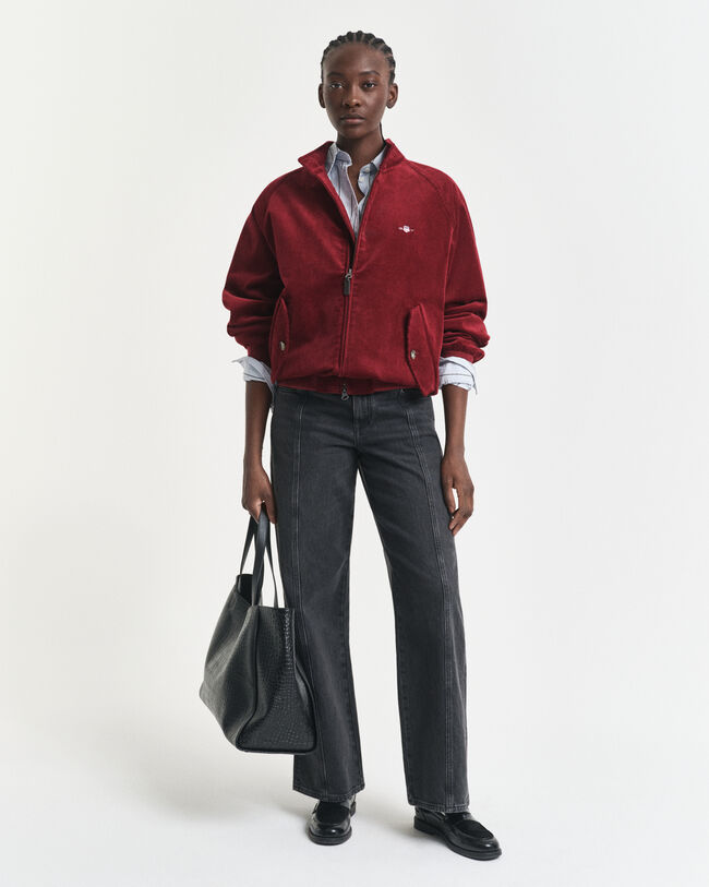 Relaxed fit jeans med lige søm