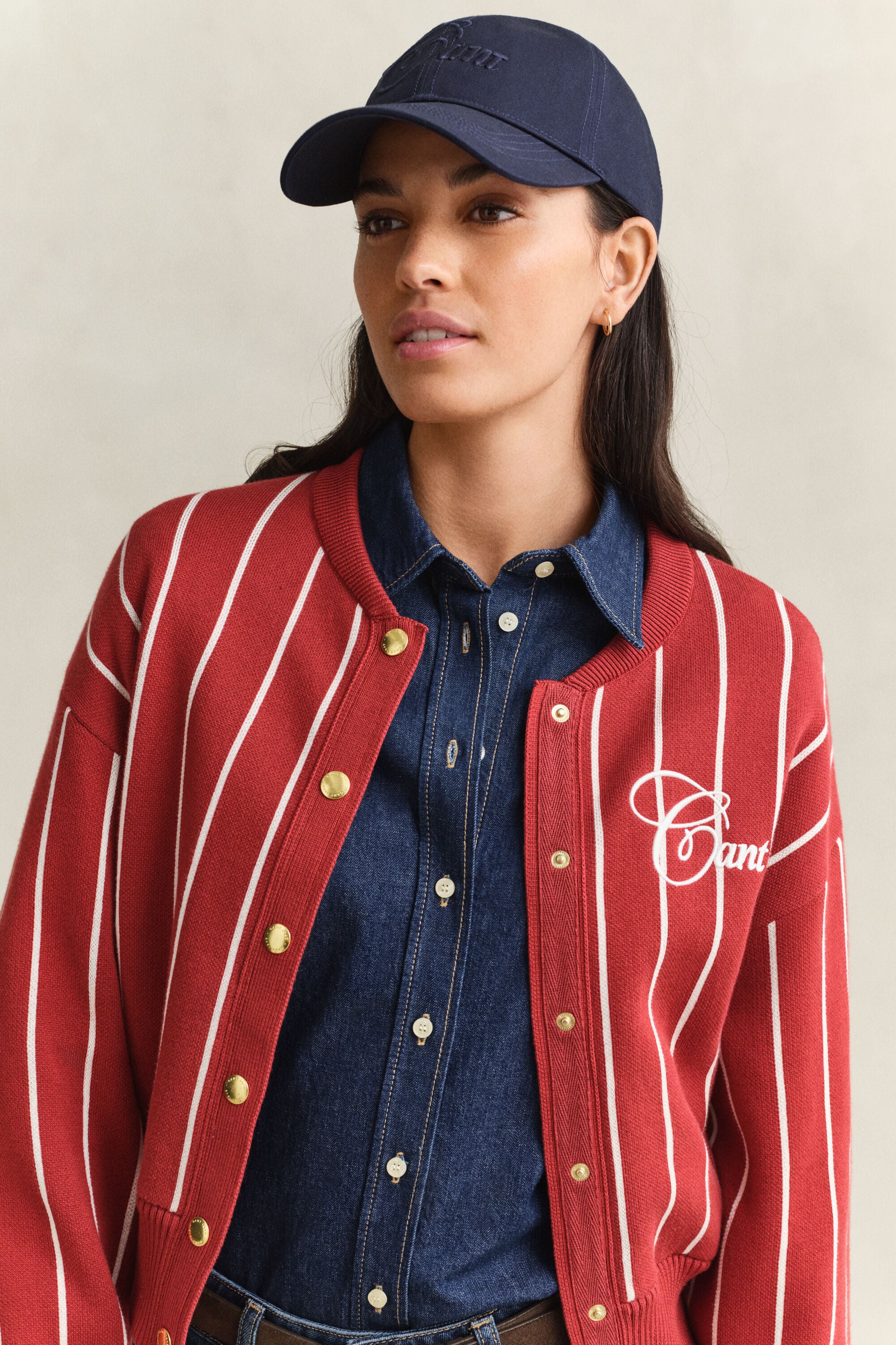 Strikket Varsity Jacket