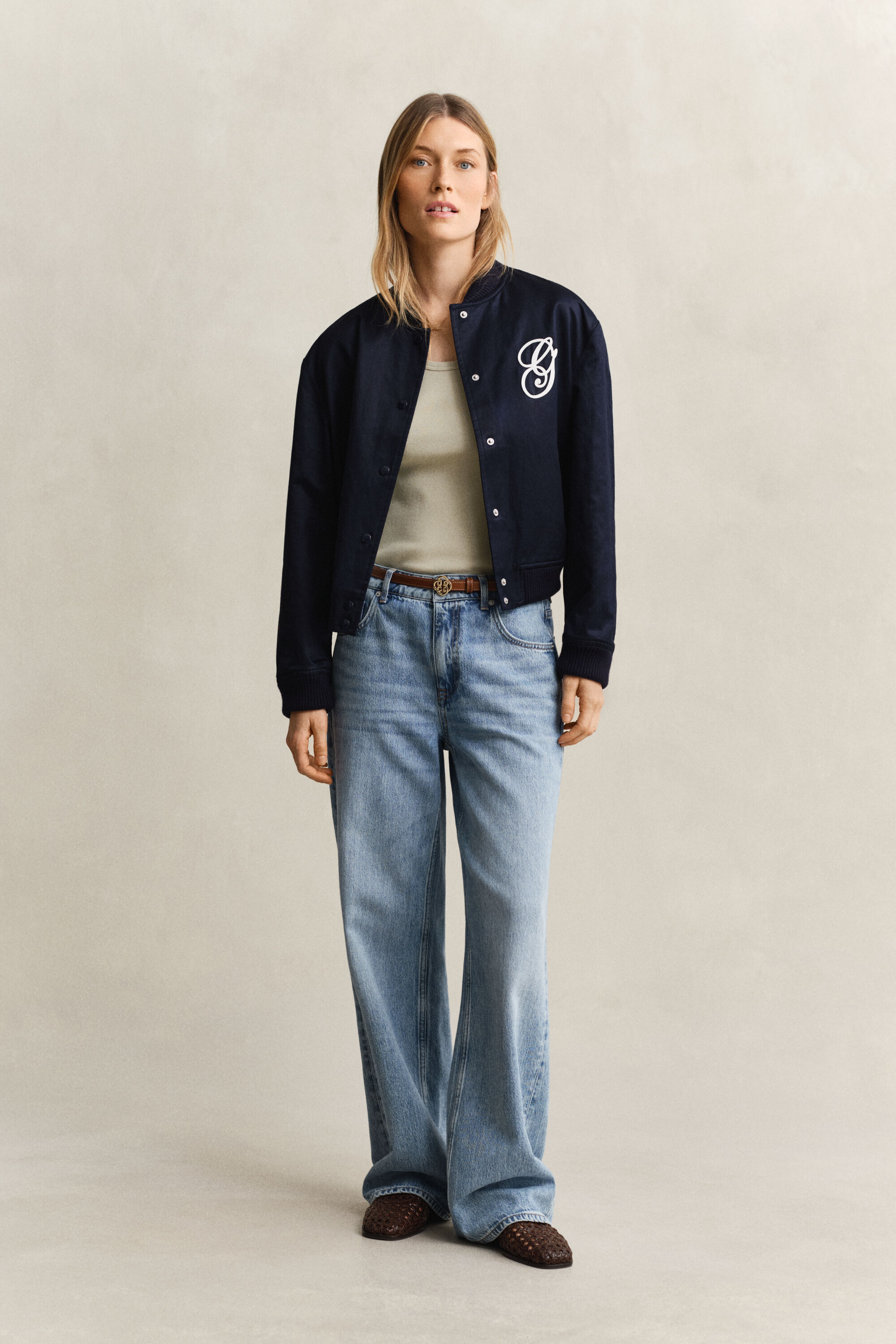 Ribstrikket tank-top