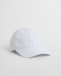 Stribet seersucker cap