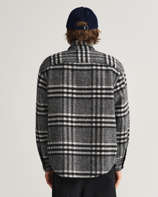 Houndstooth overskjorte