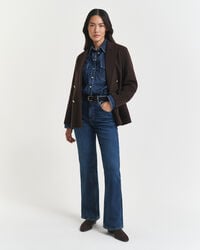 Regular fit håndsyet Club blazer