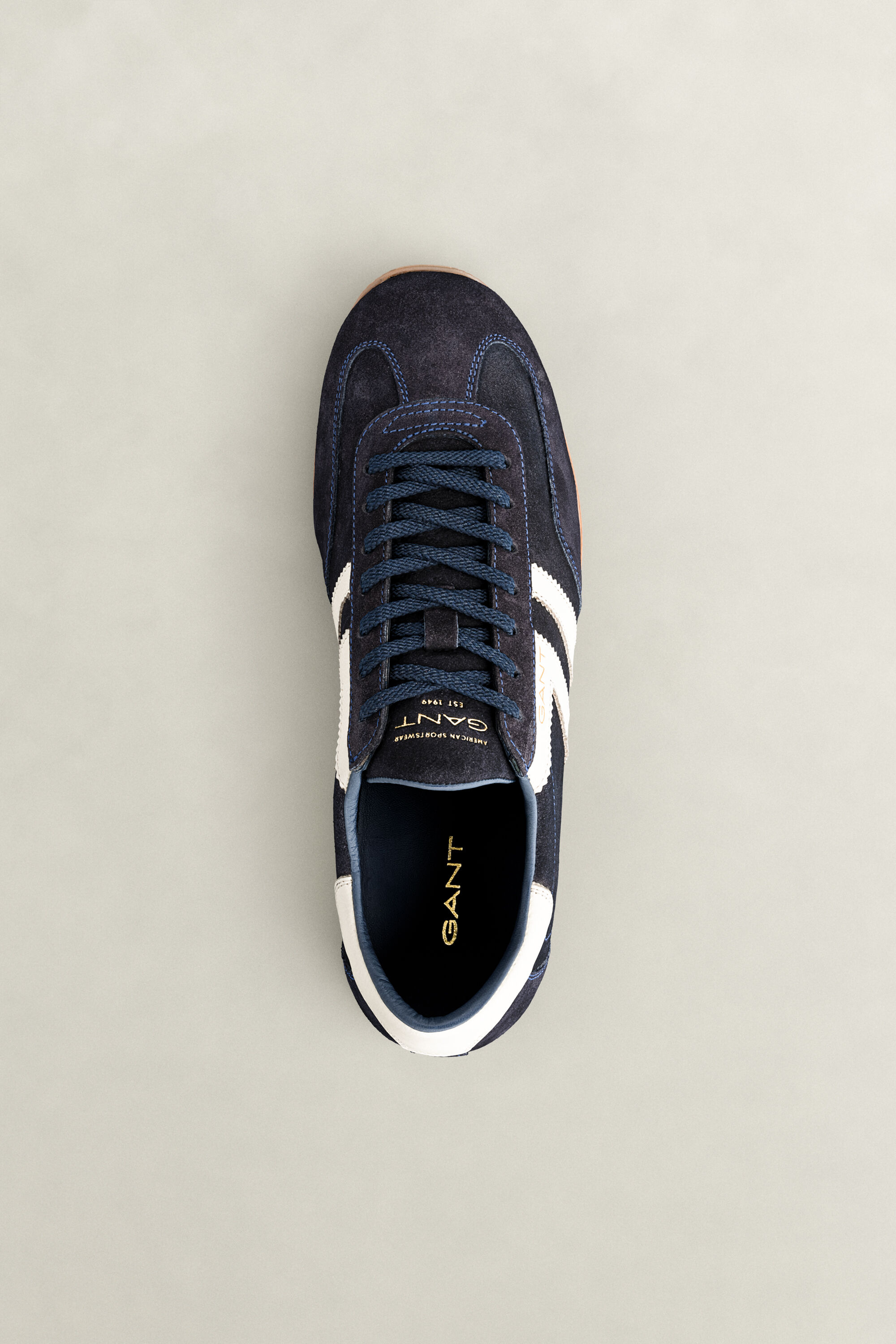 Spearclub sneakers i ruskind