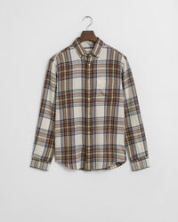 Regular fit Windblown flannelskjorte med tern