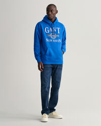 Retro Crest hættetrøje