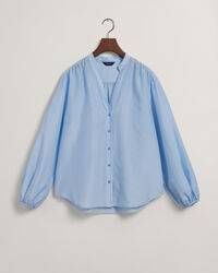 Relaxed fit bomuldssilkebluse